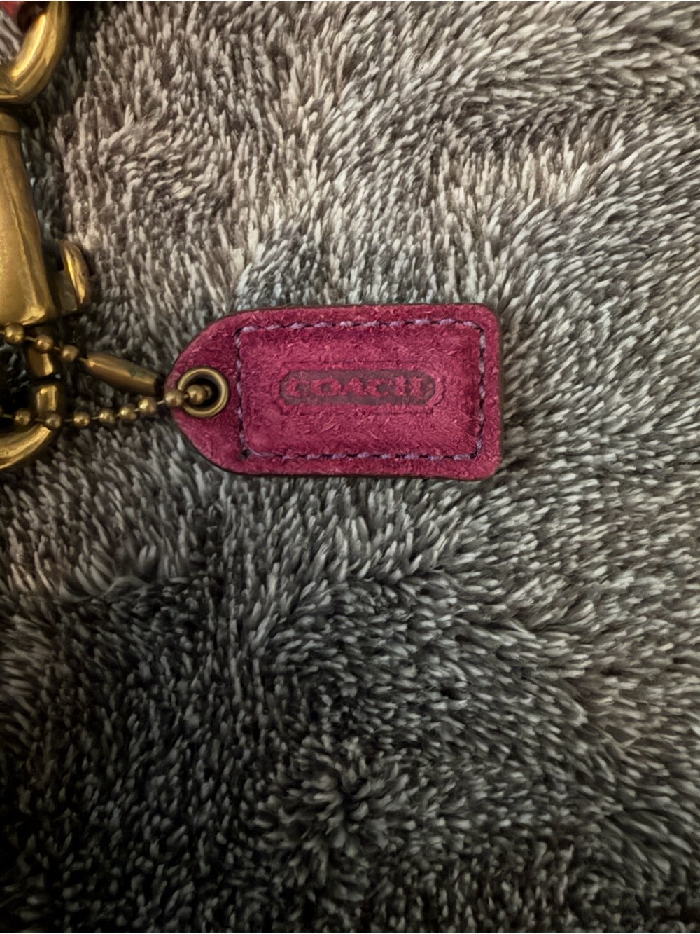 VINTAGE COACH suede crossbody bag - Picture 7 of 12
